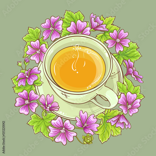 cup of malva tea