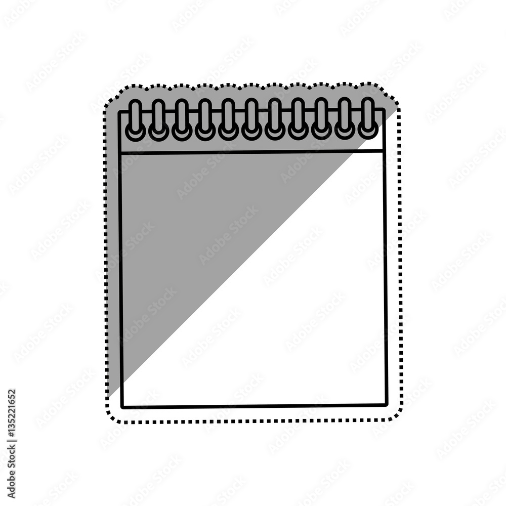 Obraz premium Note paper isolated icon vector illustration graphic design