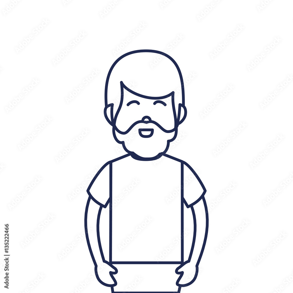 young man character icon vector illustration design young man character icon vector illustration design