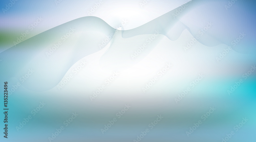 Digital vector abstract empty green and blue background with stripes and light waves. Ready for product placement and infographic, ads, print or magazine Digital vector abstract empty green and blue background with stripes and light waves. Ready for product placement and infographic, ads, print or magazine