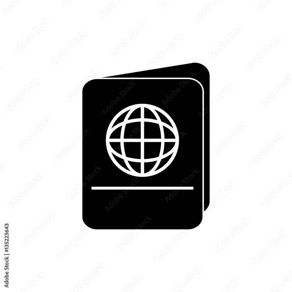 Passport travel isolated icon vector illustration graphic design Passport travel isolated icon vector illustration graphic design