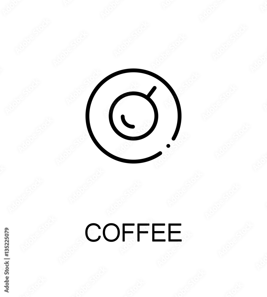 Coffe flat icon