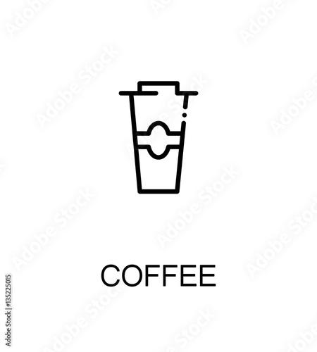 Coffe flat icon
