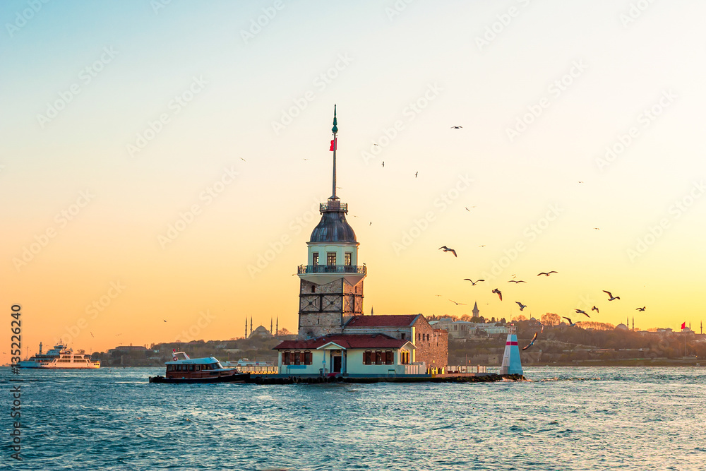 The Maiden's Tower. Istanbul, Turkey April 2016