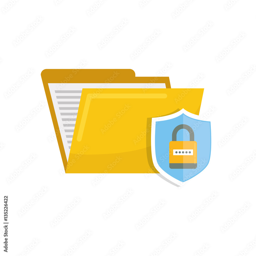 Technology security system icon vector illustration graphic design Technology security system icon vector illustration graphic design