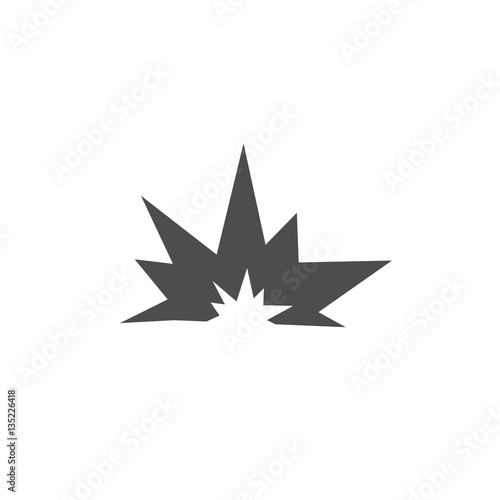 Explosion vector icon