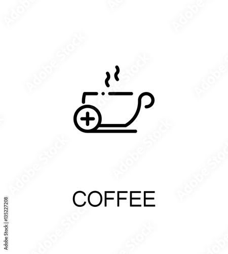 Coffe flat icon