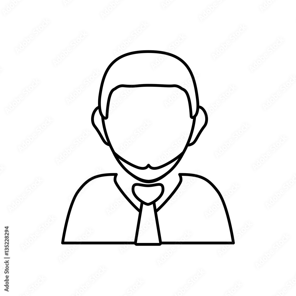 Businessman executive profile icon vector illustration graphic design Businessman executive profile icon vector illustration graphic design