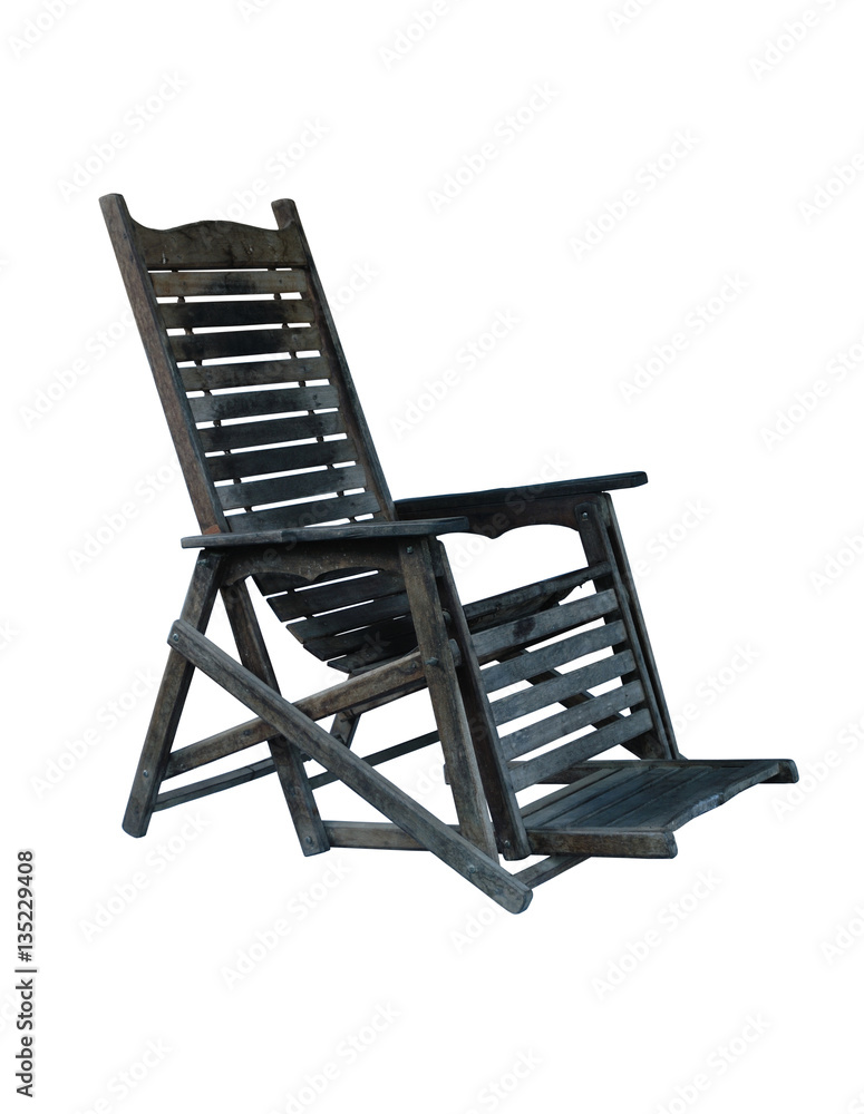 old wooden chair on white background old wooden chair on white background