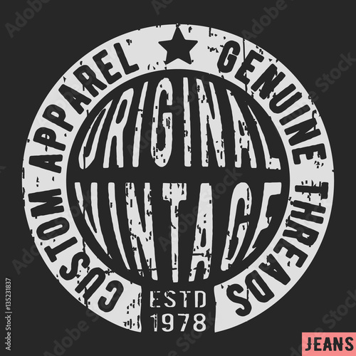 Original vintage stamp