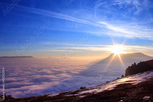 sea of clouds