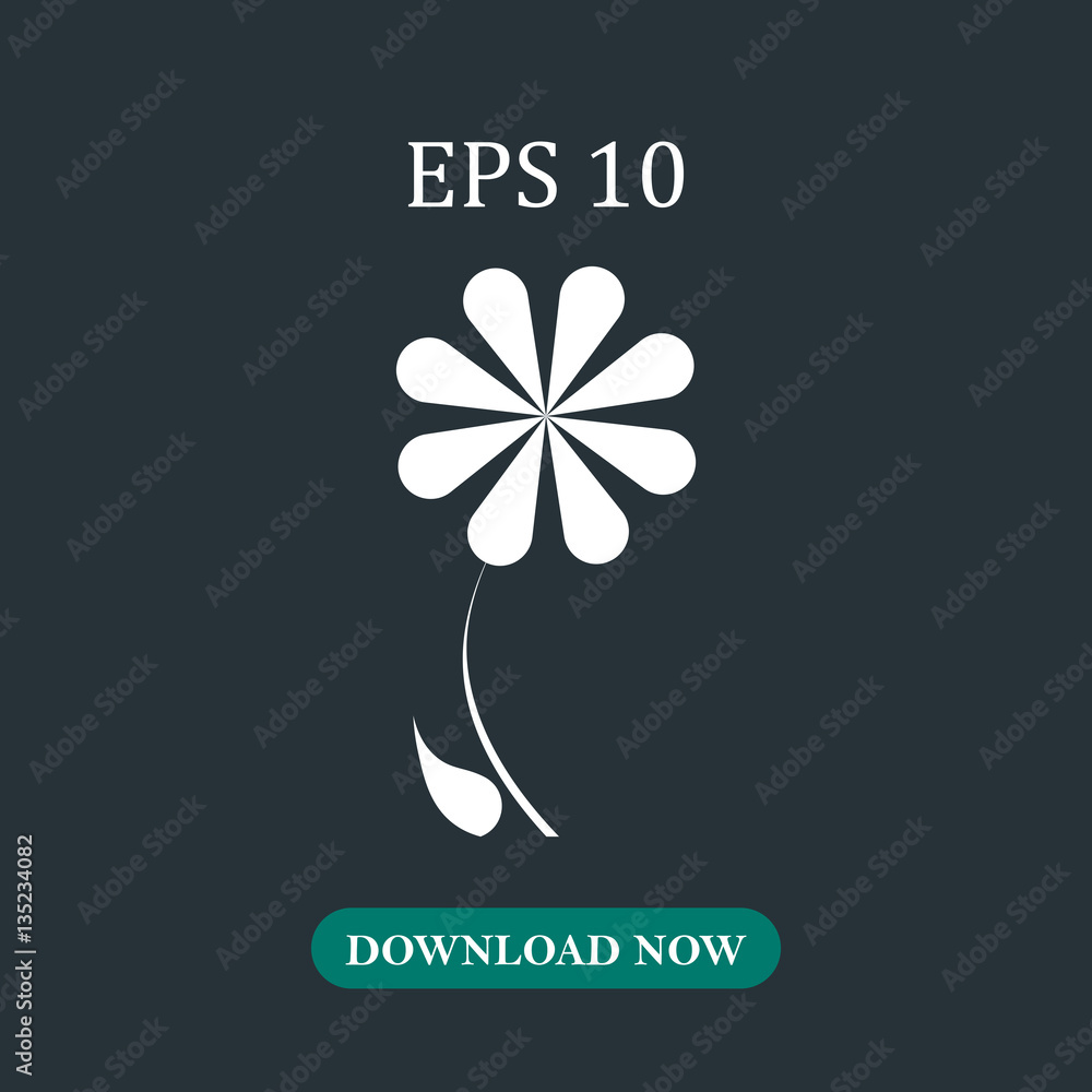 Flower icon vector Flower icon vector