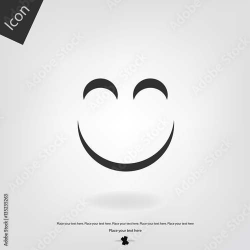 Smile vector icon