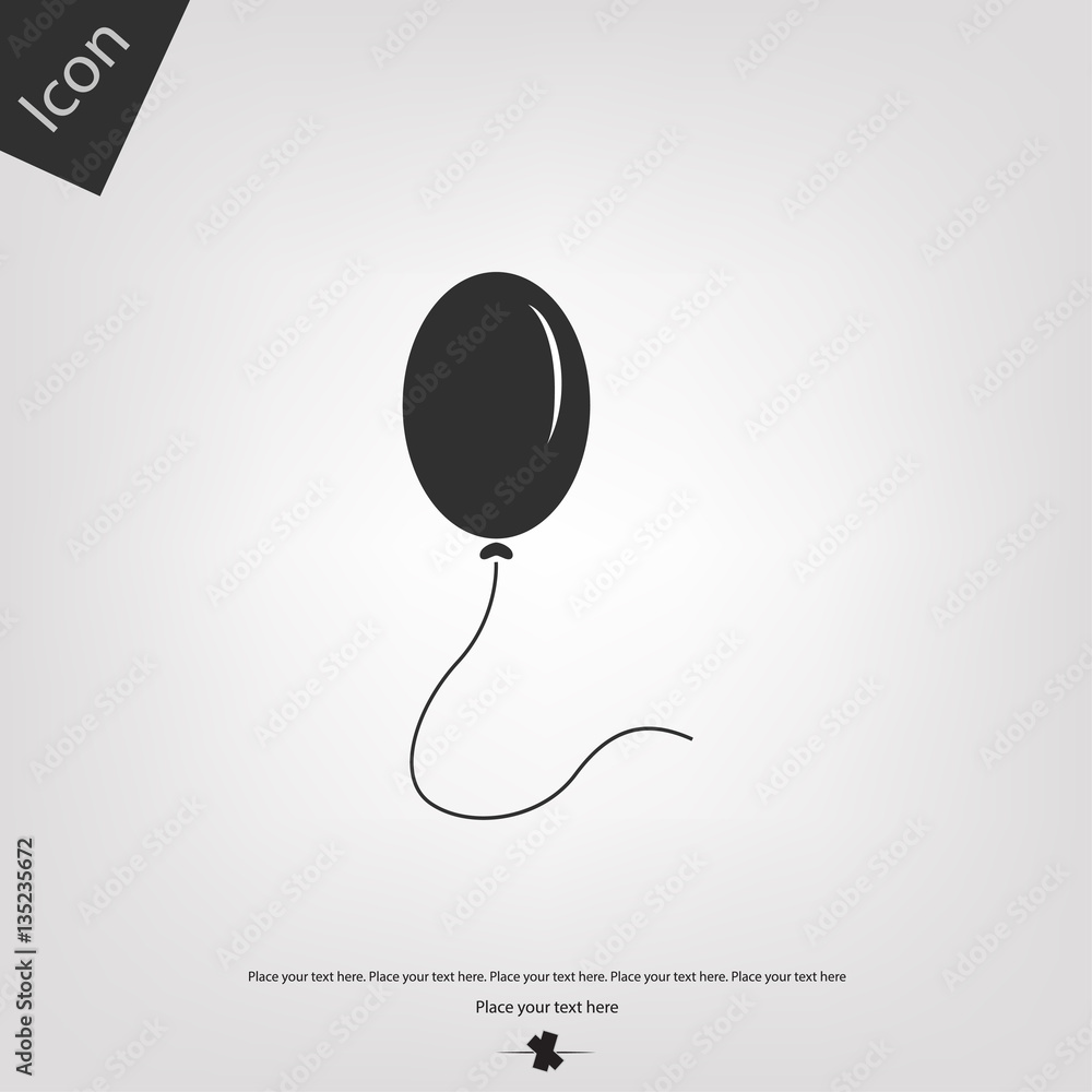 Balloon vector icon Balloon vector icon