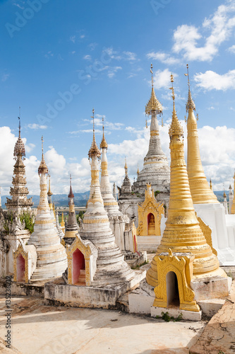 Stupas, Thaung Tho, Myanmar