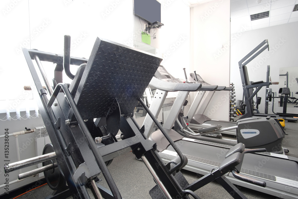 Fototapeta premium Interior of a fitness hall
