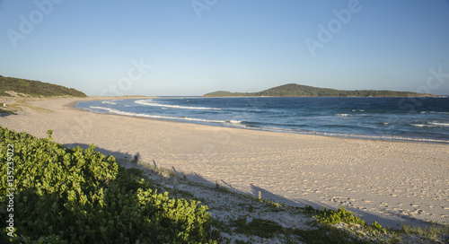 Beautiful beach in central coast australia