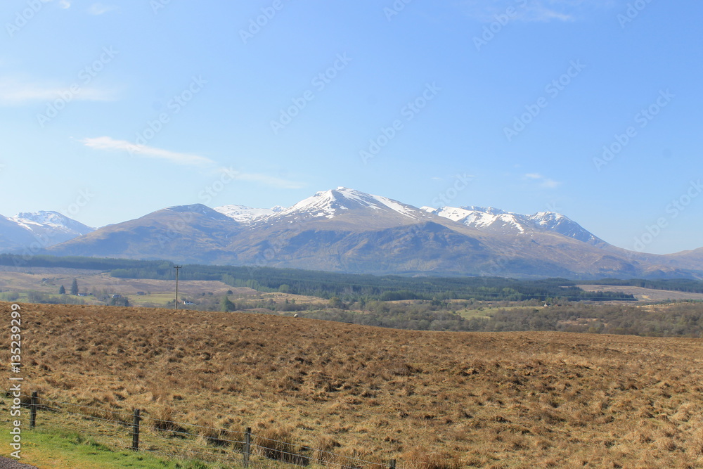 Fototapeta premium Mountains in the distance