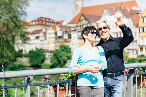 Senior Couple in Tuebingen, Germany photo