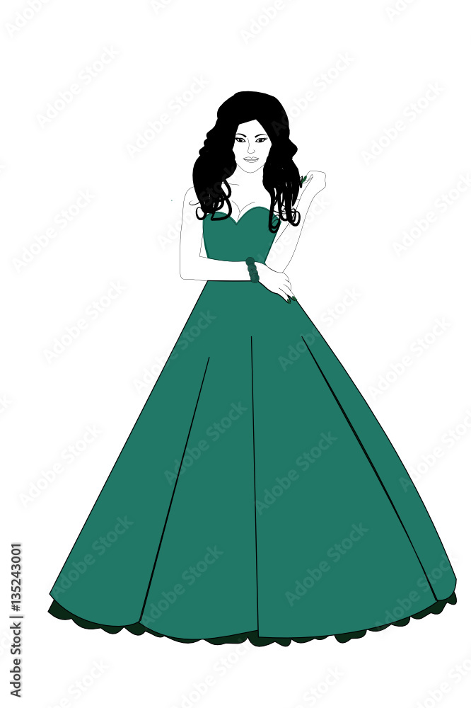 girl dressed in formal dress girl dressed in formal dress