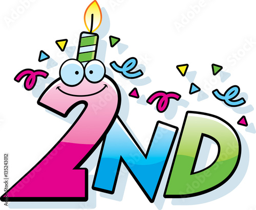 Cartoon 2nd Birthday
