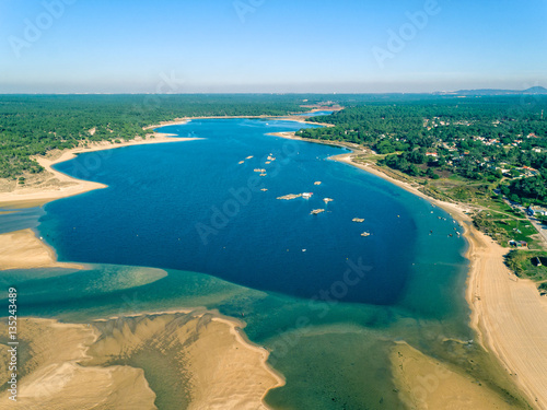 Aerial View Lagoa de Albufeira © Discovod