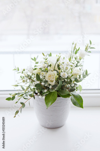 bouquet of white flowers