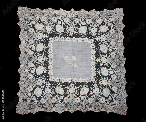 Obraz na płótnie Vintage Edwardian and Victorian White Lace