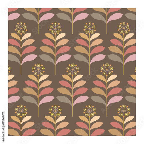 Vector background of seventies colorful wallpaper