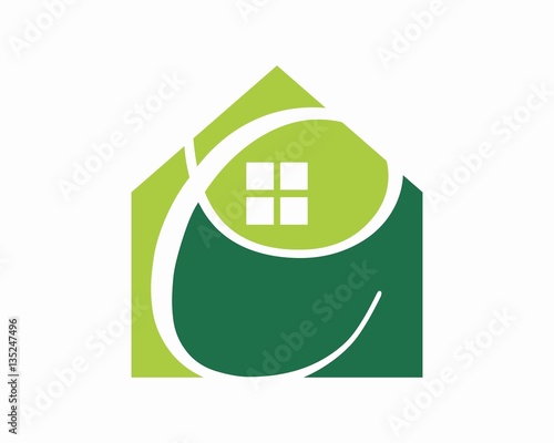 INITIAL LETTER C REAL ESTATE AND MORTGAGE LOGO TEMPLATE photo