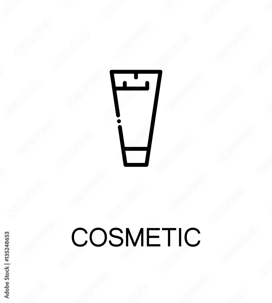 Cosmetic flat icon Cosmetic flat icon