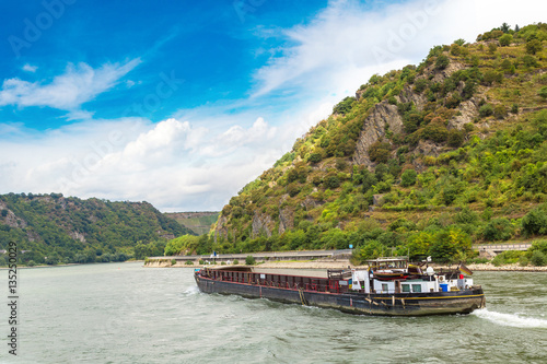 Romantic Rhine valley in Germany