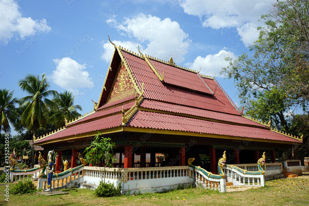 Temple in buddhist wat