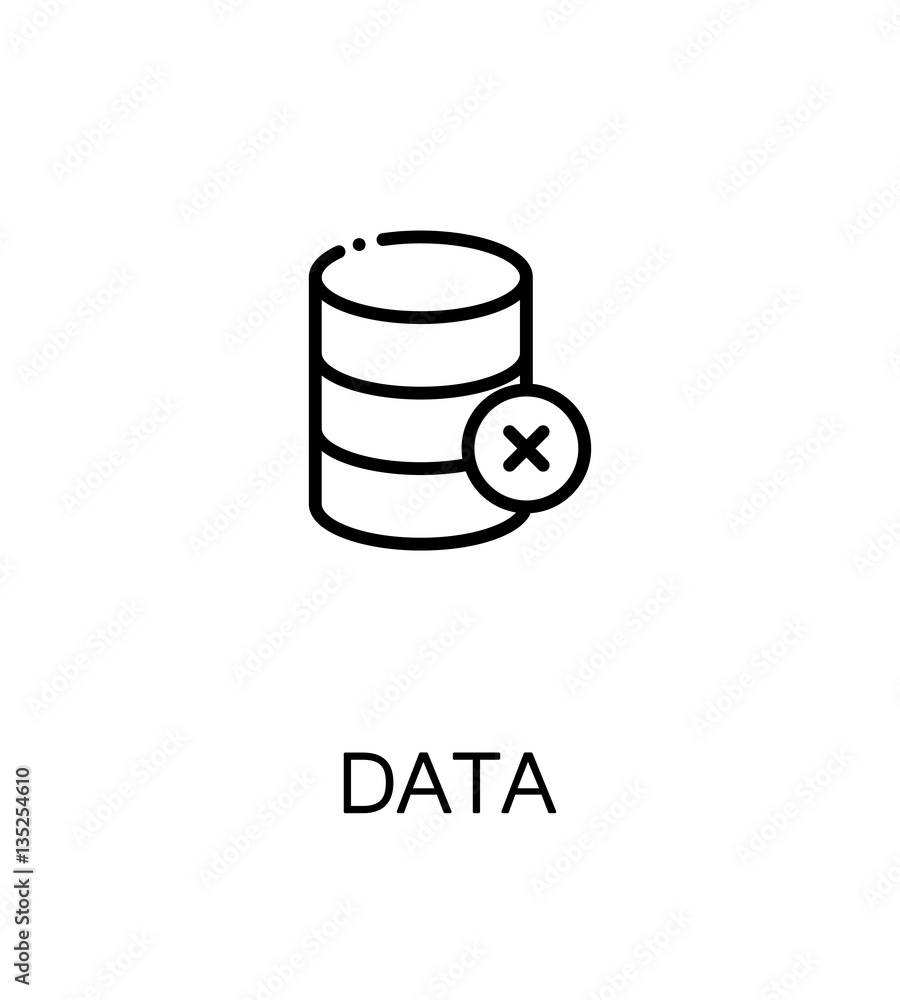 Data flat icon Data flat icon
