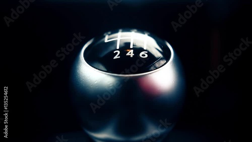 Changing / Shifting Gear Stick in Manual Car - Close Up