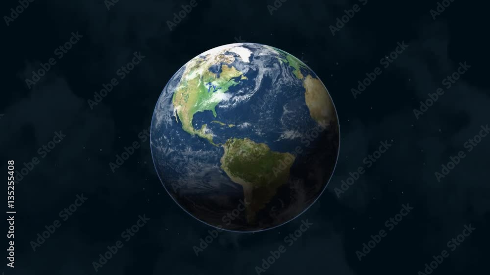 Planet Earth from Space - Zoom Animation Planet Earth from Space - Zoom Animation