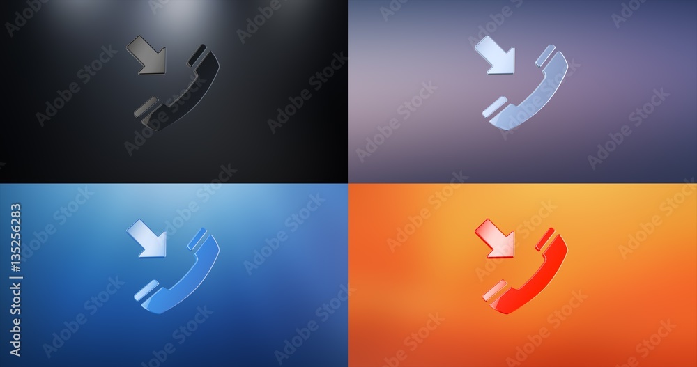 Phone Call 3d Icon Phone Call 3d Icon