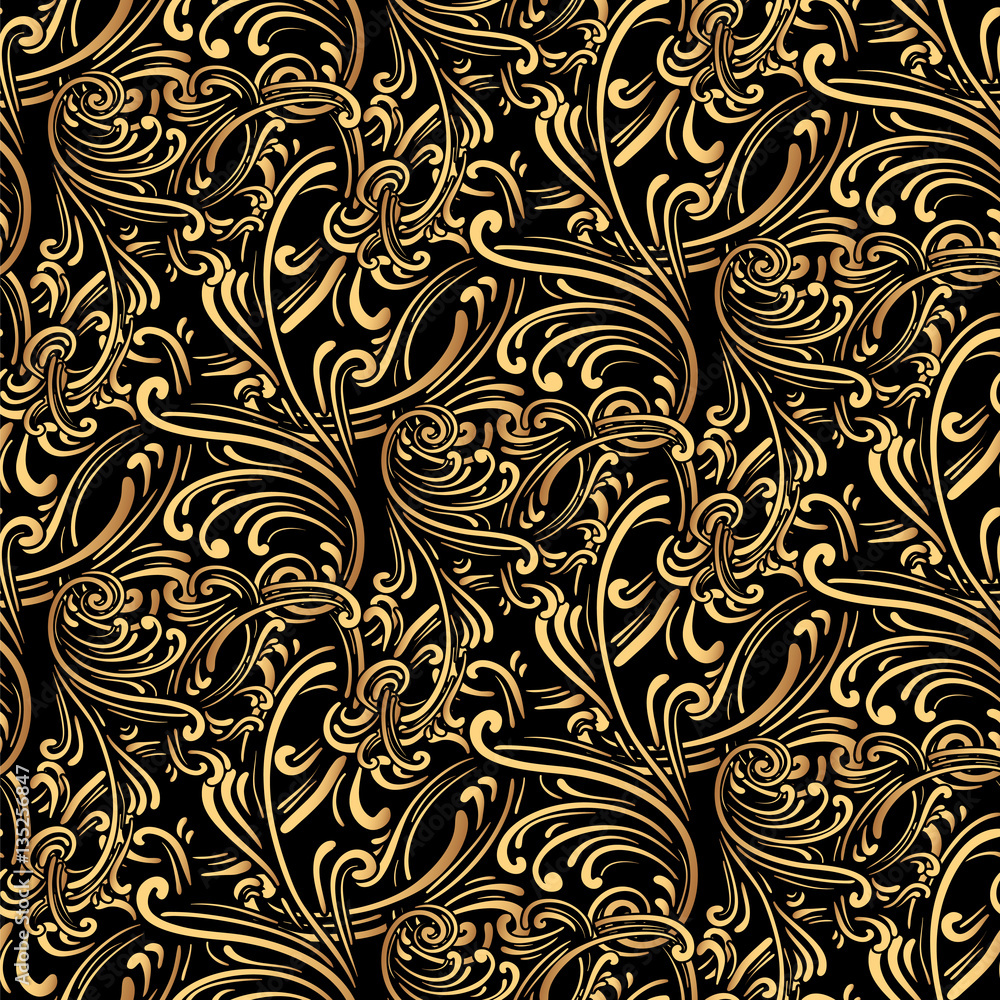 Seamless pattern baroque Seamless pattern baroque
