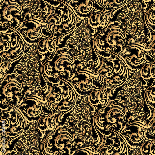 Seamless pattern baroque