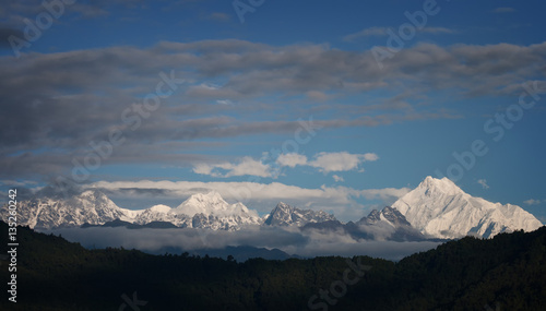 Snowy mountains of Tibet