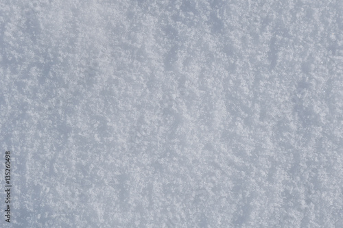Texture of the snow