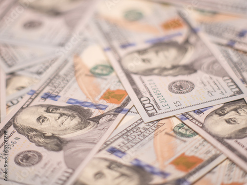 Φωτογραφία One hundred dollar bills