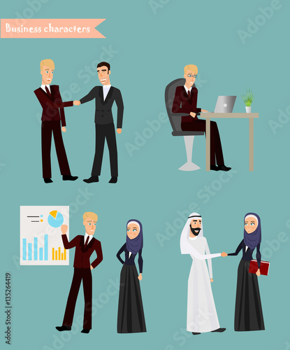 Arab Business People Meeting