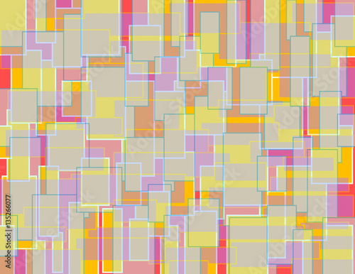 Random Colorful Block Pattern 2
