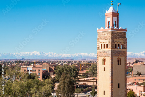 Mosque in city of Ouarzazate Morocco photo