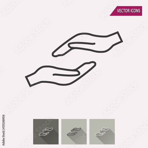 Donate - vector icon.