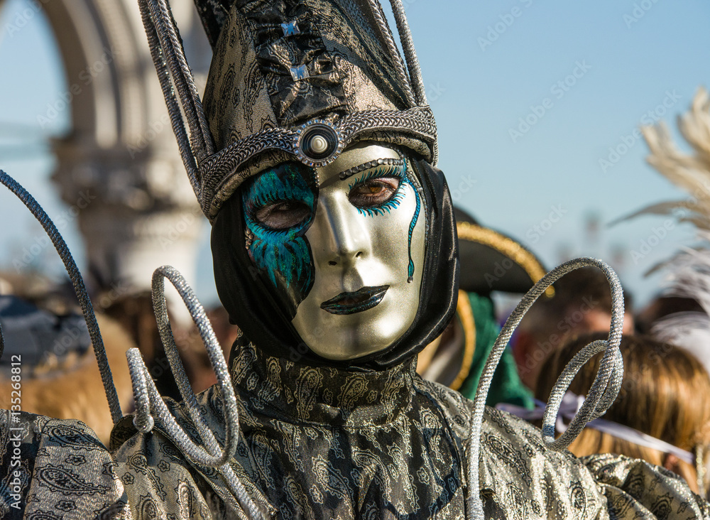 Traditional venice carnival mask