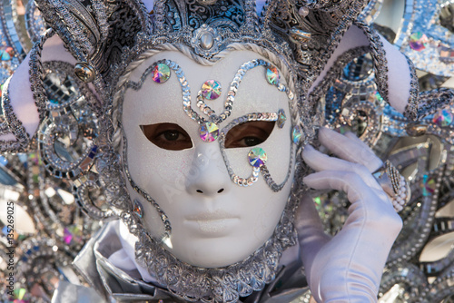 Traditional venice carnival mask