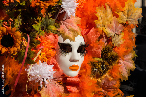 Fototapeta Naklejka Na Ścianę i Meble -  Traditional venice carnival mask