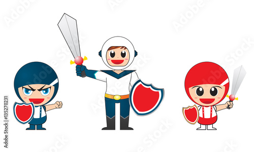 Children superhero